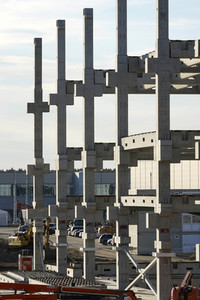 Baustelle der Tesla Gigafactory 4 in Grünheide