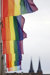 Symbolfoto Regenbogenflagge
