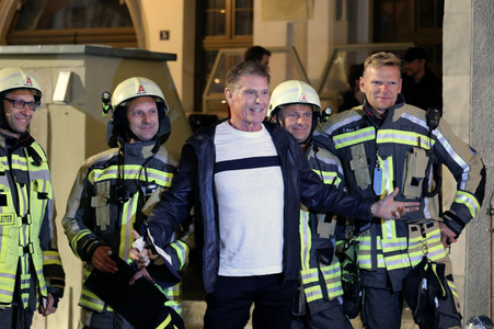 Dreharbeiten mit David Hasselhoff in Görlitz
