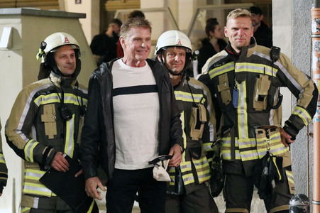 Dreharbeiten mit David Hasselhoff in Görlitz