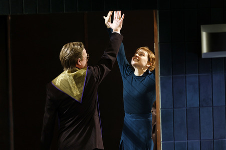 Theaterprobe 'Hexenjagd' in Berlin