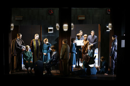 Theaterprobe 'Hexenjagd' in Berlin