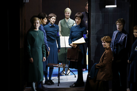 Theaterprobe 'Hexenjagd' in Berlin