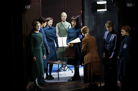 Theaterprobe 'Hexenjagd' in Berlin
