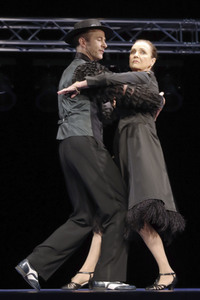 Theaterprobe 'Sechs Tanzstunden in sechs Wochen' in Hamburg