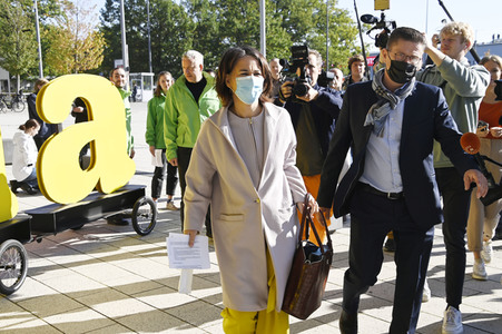 Gespräch zwischen SPD, Bündnis 90/Die Grünen und FDP in Berlin