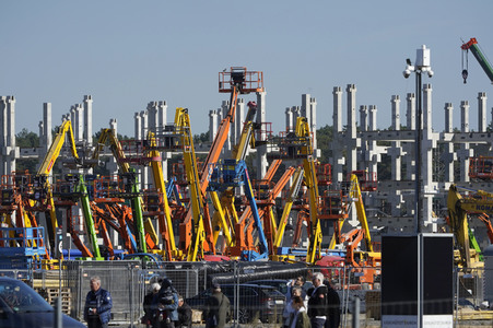 Tag der offenen Tür in der Tesla Gigafactory 4 in Grünheide