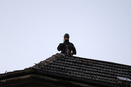 Demonstration gegen Räumung vom Wagencamp 'Köpi' in Berlin