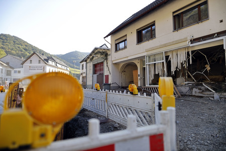 Frank-Walter Steinmeier besucht Flutgebiete in Rheinland-Pfalz