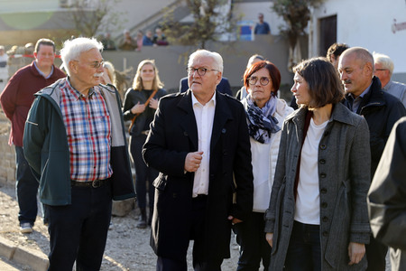 Frank-Walter Steinmeier besucht Flutgebiete in Rheinland-Pfalz