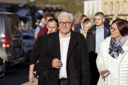 Frank-Walter Steinmeier besucht Flutgebiete in Rheinland-Pfalz