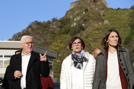 Frank-Walter Steinmeier besucht Flutgebiete in Rheinland-Pfalz