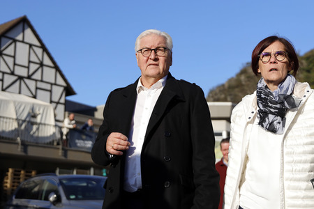 Frank-Walter Steinmeier besucht Flutgebiete in Rheinland-Pfalz