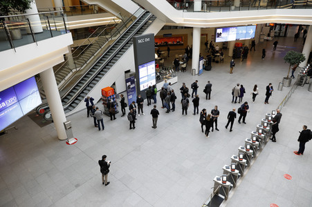 Erröffnung der Messe it-sa 2021 in Nürnberg