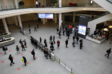Erröffnung der Messe it-sa 2021 in Nürnberg
