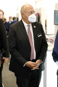 Erröffnung der Messe it-sa 2021 in Nürnberg