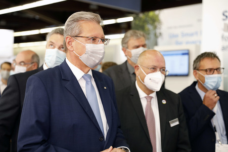 Erröffnung der Messe it-sa 2021 in Nürnberg