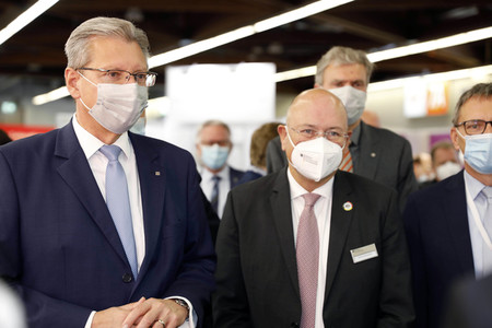 Erröffnung der Messe it-sa 2021 in Nürnberg
