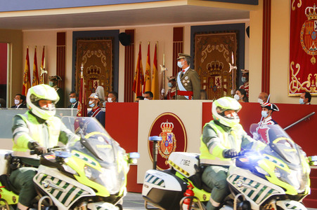 Militärparade zum spanischen Nationalfeiertag in Madrid