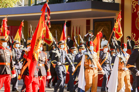 Militärparade zum spanischen Nationalfeiertag in Madrid