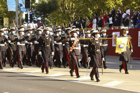 Militärparade zum spanischen Nationalfeiertag in Madrid