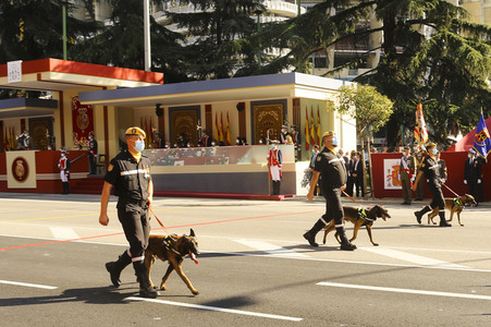 Militärparade zum spanischen Nationalfeiertag in Madrid