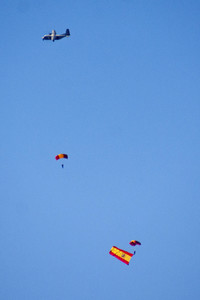 Militärparade zum spanischen Nationalfeiertag in Madrid