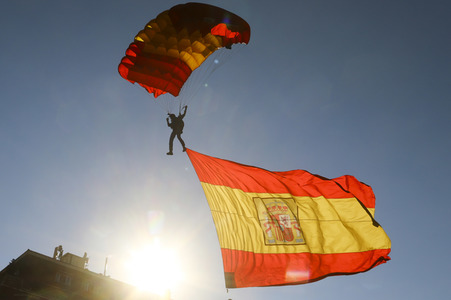 Militärparade zum spanischen Nationalfeiertag in Madrid