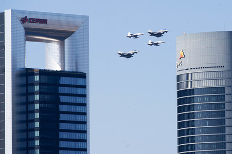 Militärparade zum spanischen Nationalfeiertag in Madrid