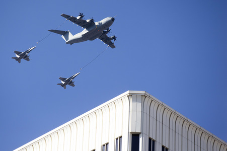 Militärparade zum spanischen Nationalfeiertag in Madrid