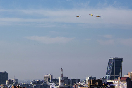 Militärparade zum spanischen Nationalfeiertag in Madrid
