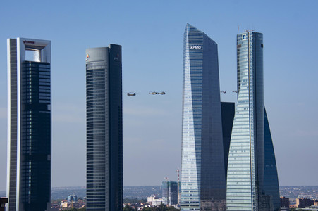 Militärparade zum spanischen Nationalfeiertag in Madrid