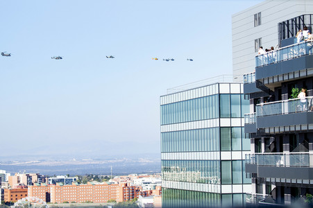 Militärparade zum spanischen Nationalfeiertag in Madrid