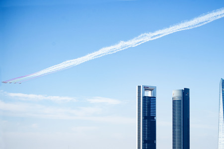 Militärparade zum spanischen Nationalfeiertag in Madrid