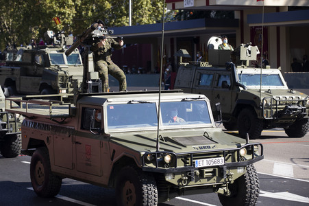 Militärparade zum spanischen Nationalfeiertag in Madrid