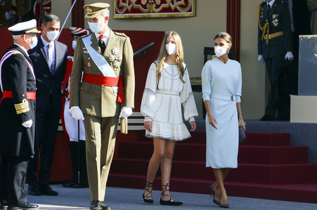 Militärparade zum spanischen Nationalfeiertag in Madrid