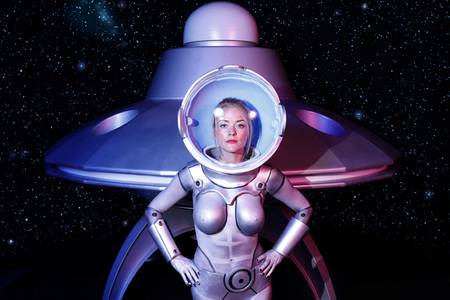 GEEK ART: UFO Bodypainting