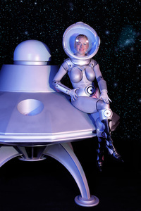 GEEK ART: UFO Bodypainting