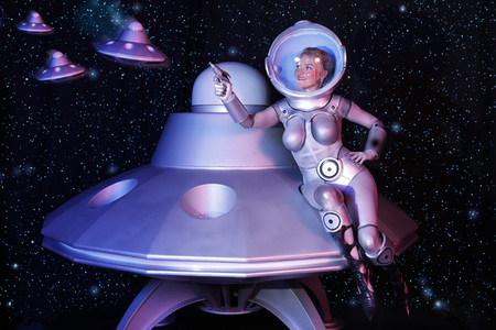 GEEK ART: UFO Bodypainting