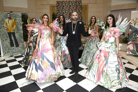 Präsentation der Glööckler-Tapetenkollektion in Berlin