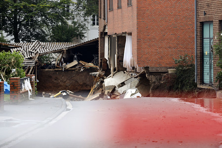 Hochwasser in Blessem