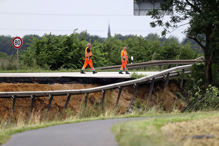 Hochwasser in Blessem