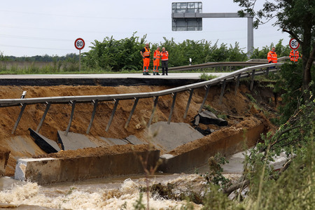 Hochwasser in Blessem