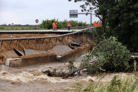 Hochwasser in Blessem