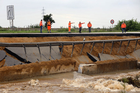 Hochwasser in Blessem