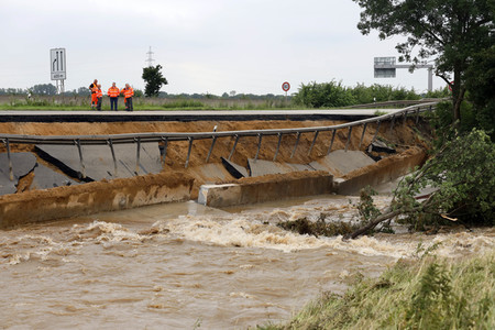 Hochwasser in Blessem