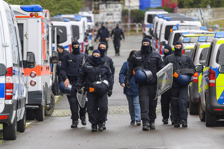 Räumung des Wagencamps 'Köpi' in Berlin