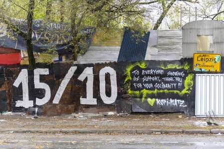 Räumung des Wagencamps 'Köpi' in Berlin