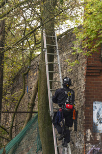 Räumung des Wagencamps 'Köpi' in Berlin