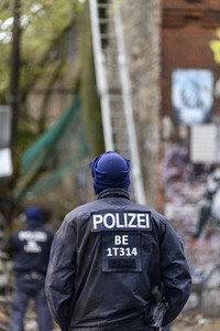 Räumung des Wagencamps 'Köpi' in Berlin